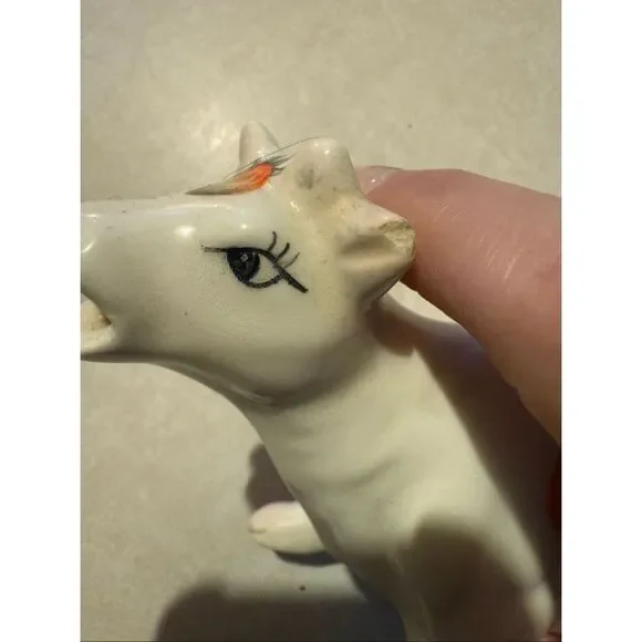 Vintage porcelain Strawberry Cow Creamer - Picture 8 of 16